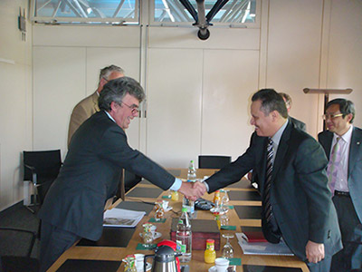 ITACET Foundation eng. Abdullah Al-Mogbel meet Mr. Patrick Aebischer, President of the Epfl